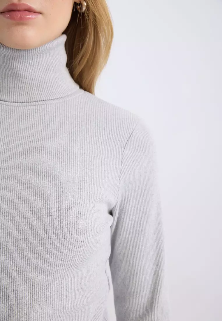 Turtleneck Long Sleeves Top