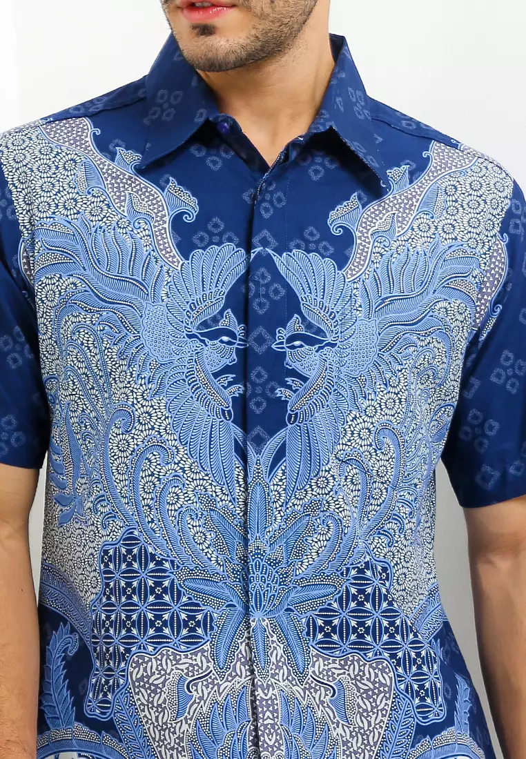 Hem Body Fit Batik Manuk Kembar