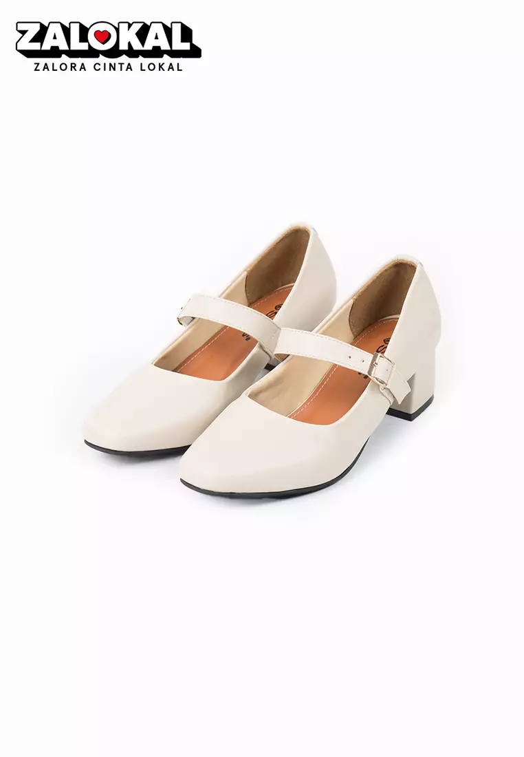 Jual SEIS SEIS Rasy Sepatu Wanita Heels cm CREAM Original 2025