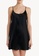 La Perla black La Perla women's nightdress silk nightdress short 5B413AAFAA613DGS_2