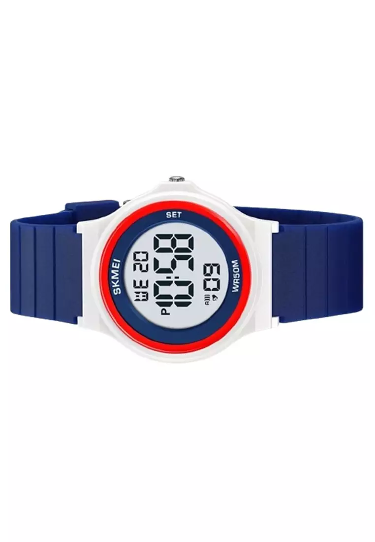 Jam Tangan Wanita 2303 Digital Rubber ORIGINAL - Dark Blue