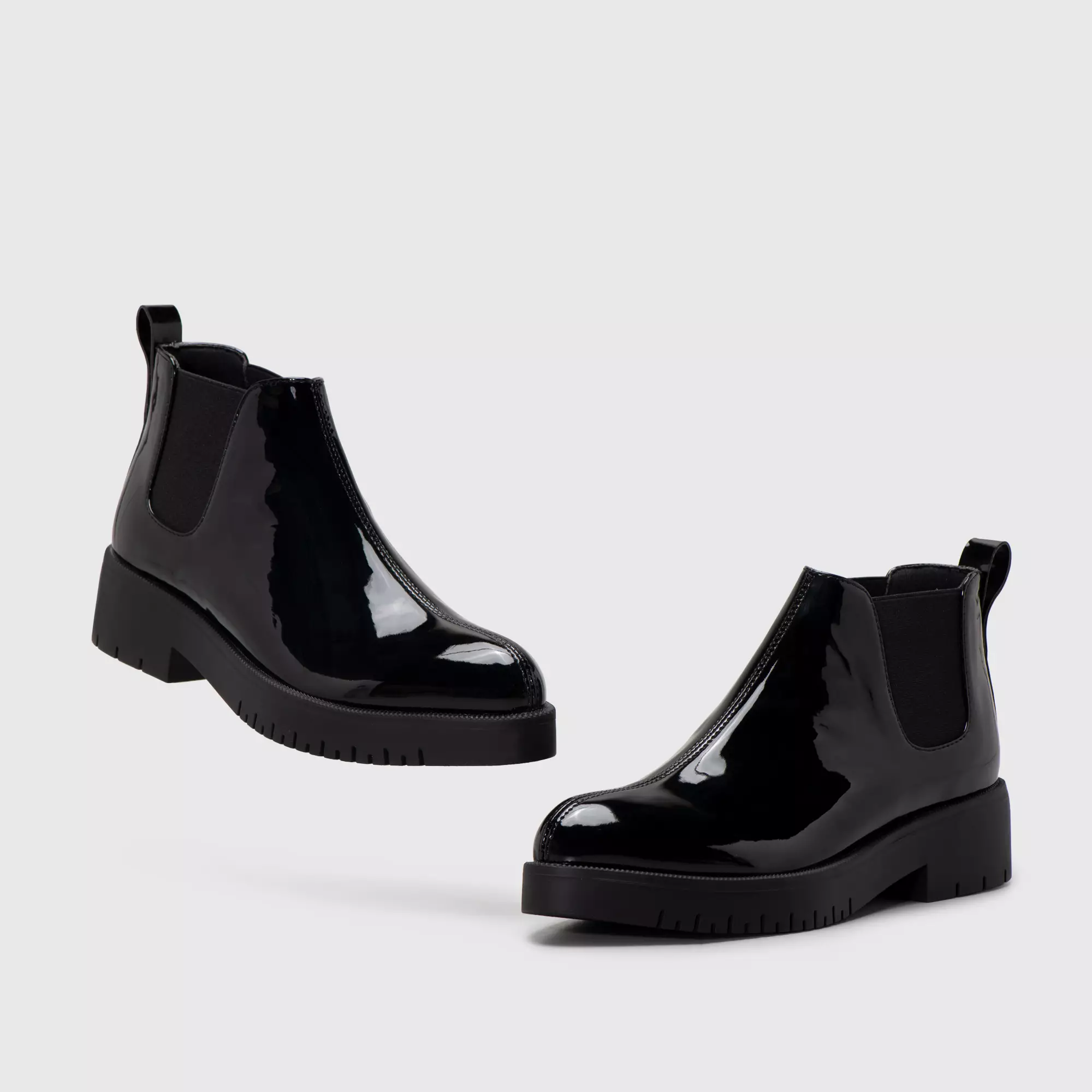 Lannister Boots Patent Black