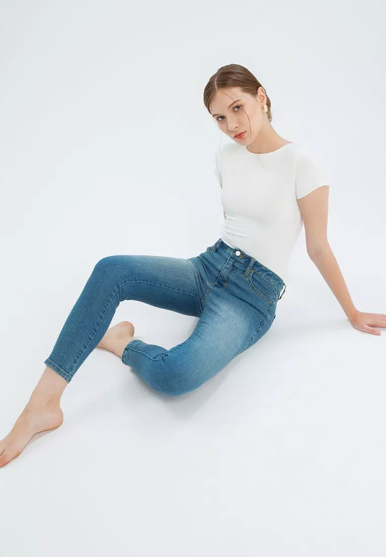 Minimal 311 High Rise Skinny Jeans Light Blue Warna LIGHT BLUE