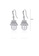 Glamorousky white Elegant and Simple Geometric Water Drop-shaped Imitation Pearl Earrings with Cubic Zirconia 05495ACE5FD459GS_2