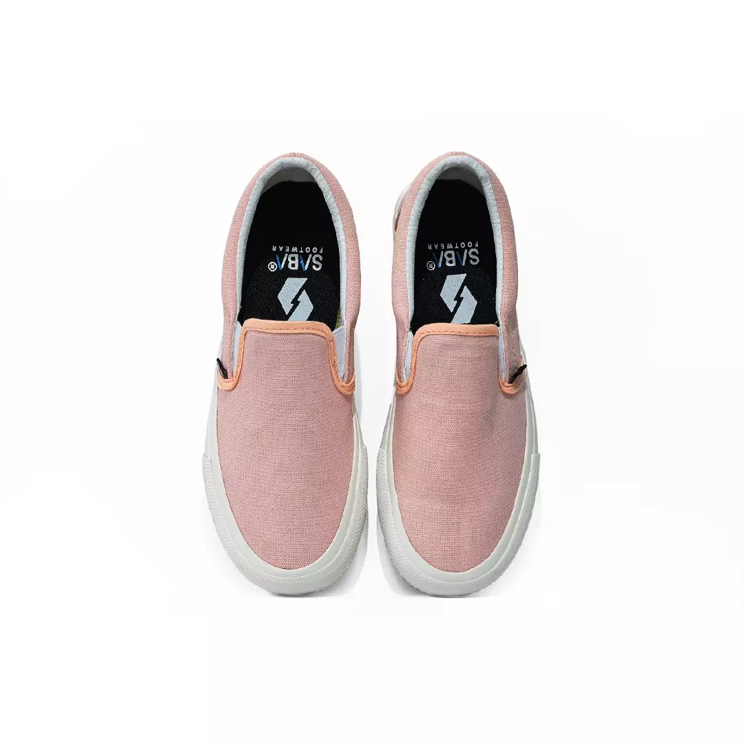 SABA Vintage Slip On Peach - Sepatu Sneakers Casual Pria Wanita
