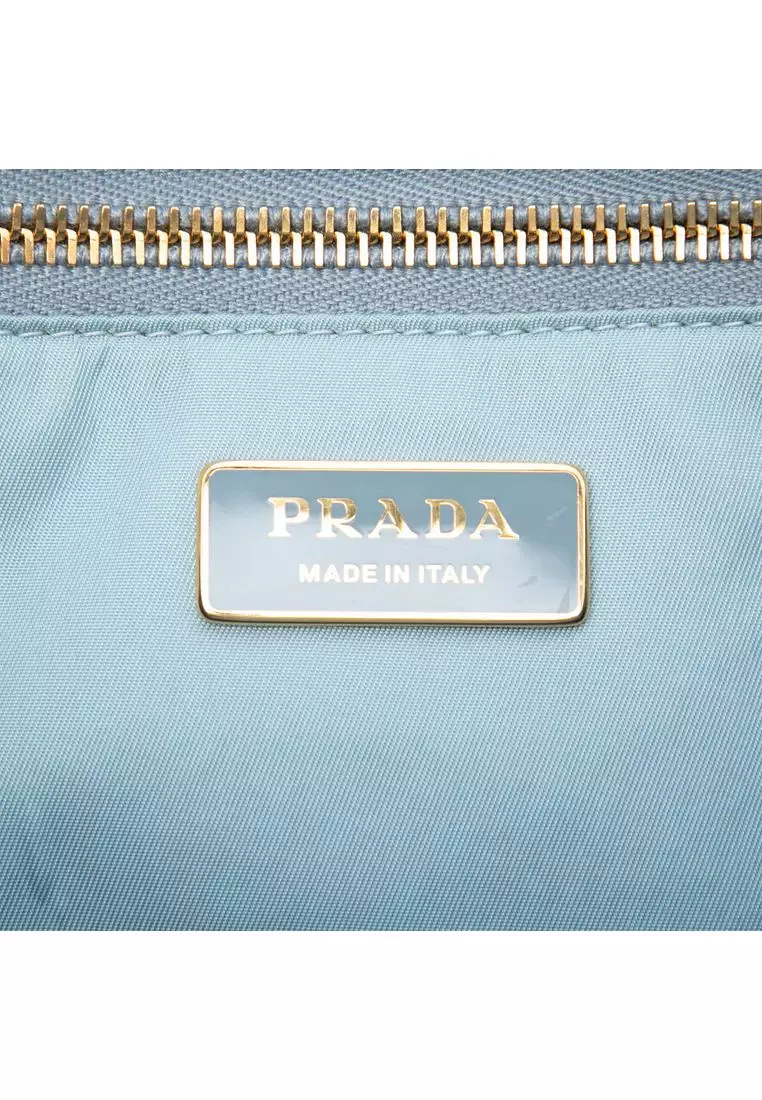 Pre-Loved Prada Tessuto Etiquette Satchel