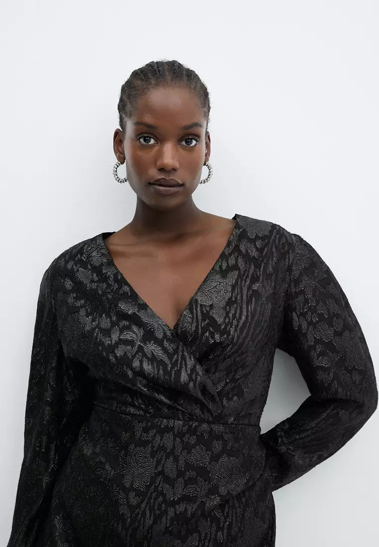 Mango hot sale jacquard dress