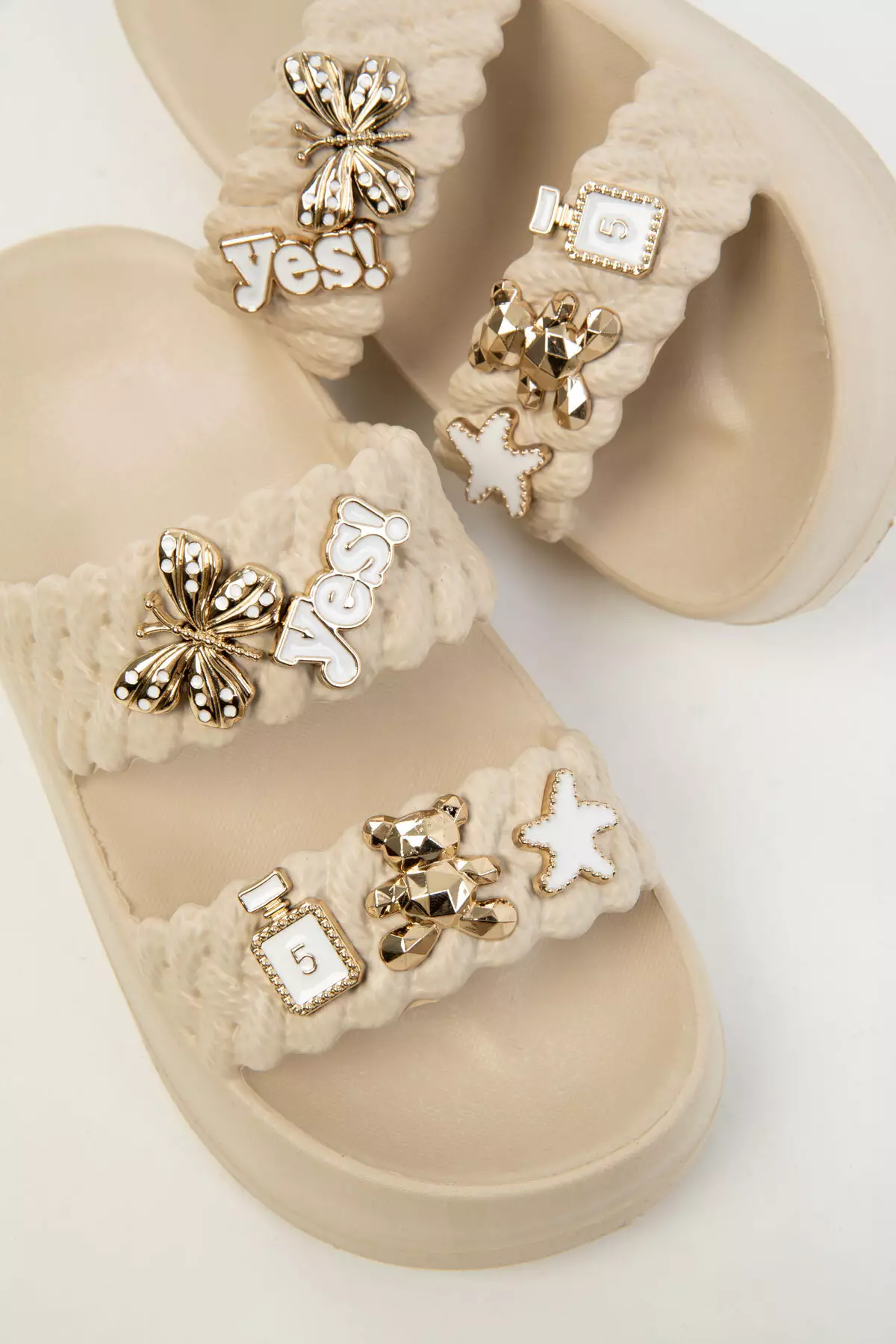 Beige Women's Slippers 20305