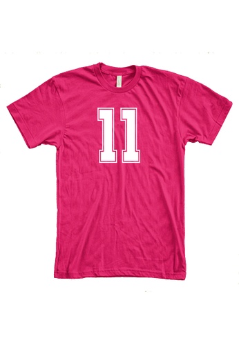 MRL Prints pink Number Shirt 11 T-Shirt Customized Jersey 70827AAB19EB8CGS_1