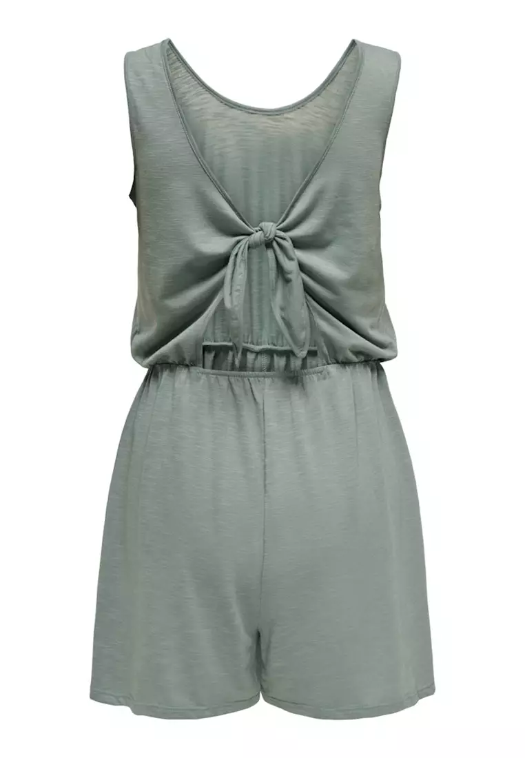 Dora Dodo Sleeveless Tie Back Playsuit