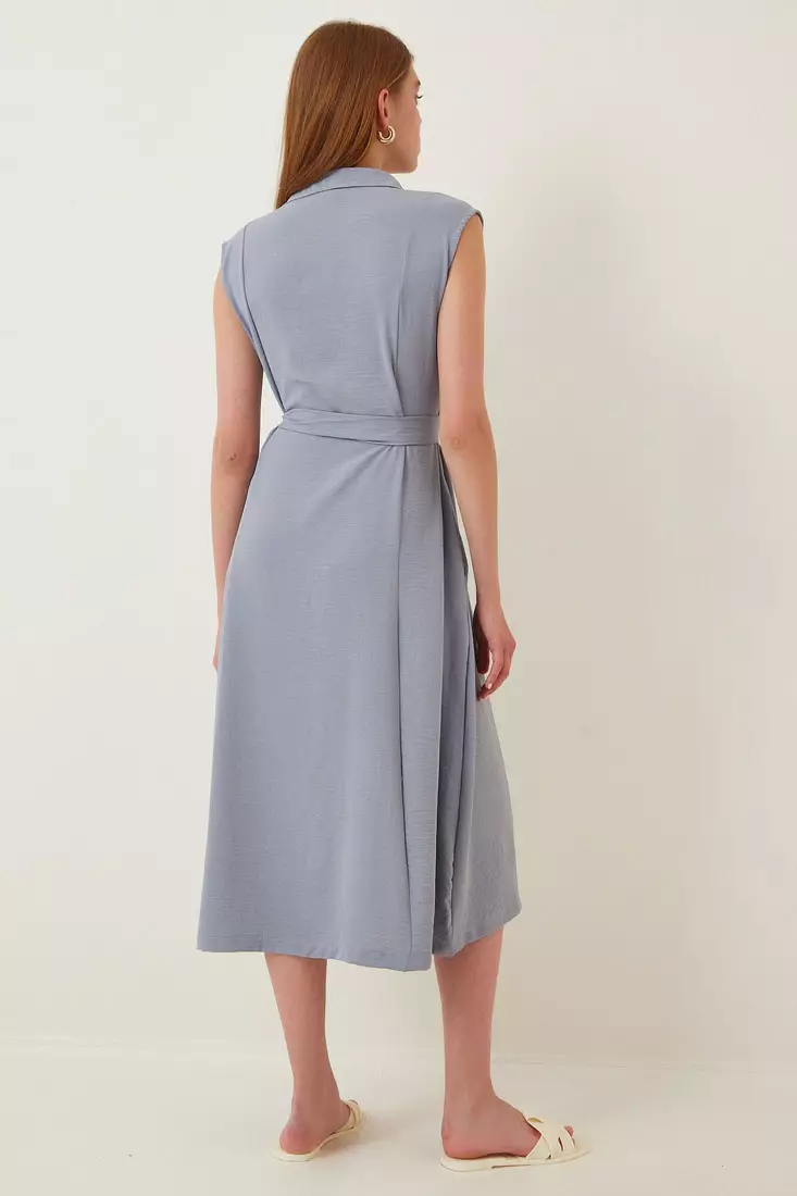 Tie Summer Shirt Dress