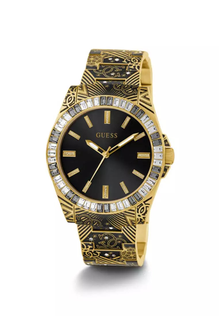 Guess Gents Watch Gold THRONE - GW0496G2