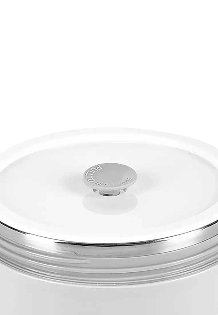 Buy Slique Stainless Steel Lunch Box 2 Layer Food Storage White 2024