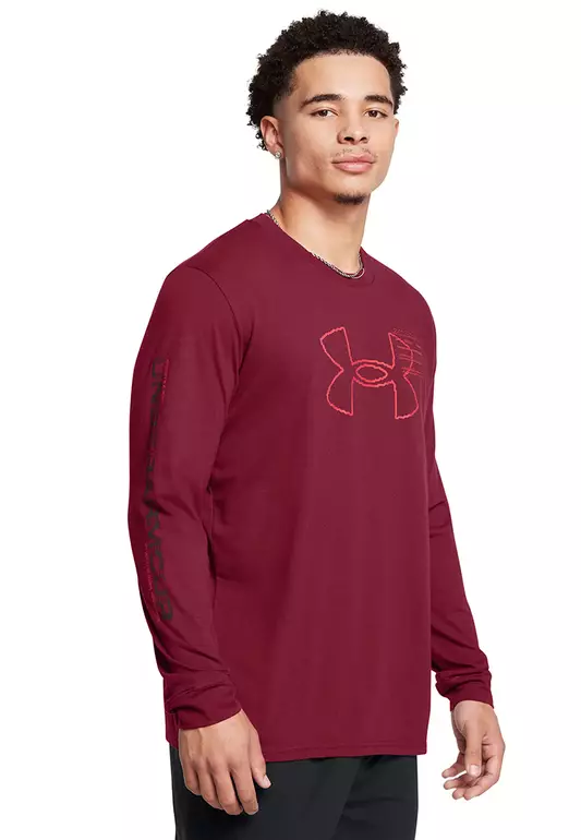 Glitch Big Logo Long Sleeve T-Shirt