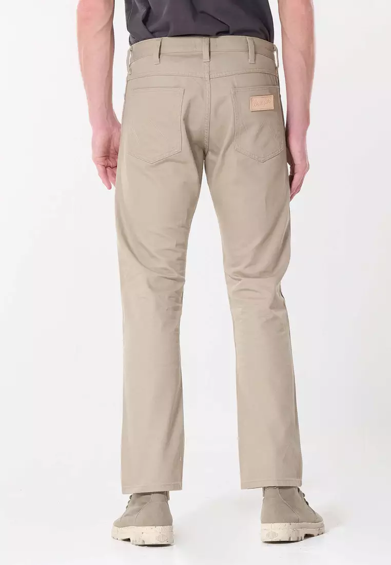 Buy Wrangler Greensboro Regular Straight Colored Pants for Men in