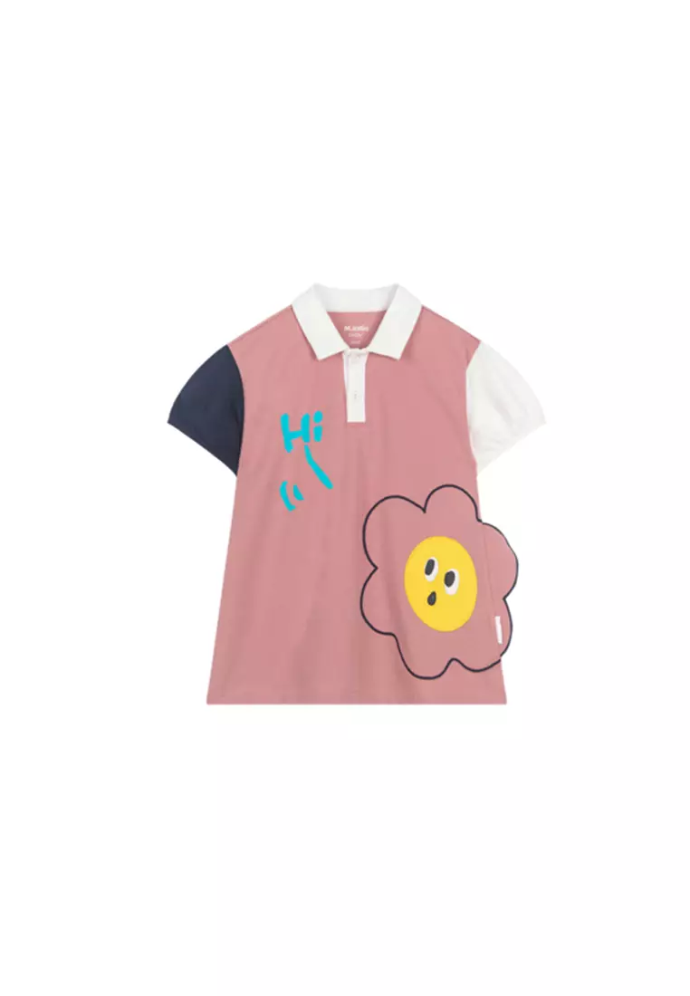 Graphic Printed Polo Dress