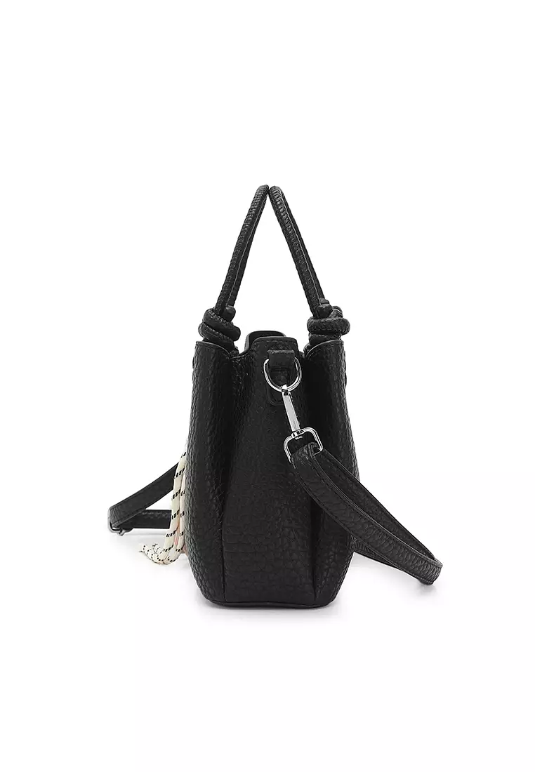 Women's Top Handle Bag / Sling Bag / Crossbody Bag / Shoulder Bag (Tas Tangan Wanita / Tas Selempang Wanita / Tas Bahu Wanita) - Hitam