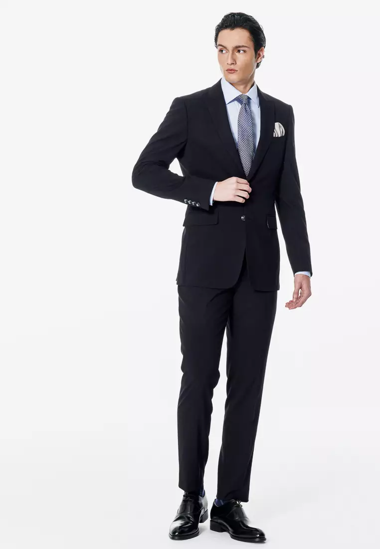 Black Tailored Suit