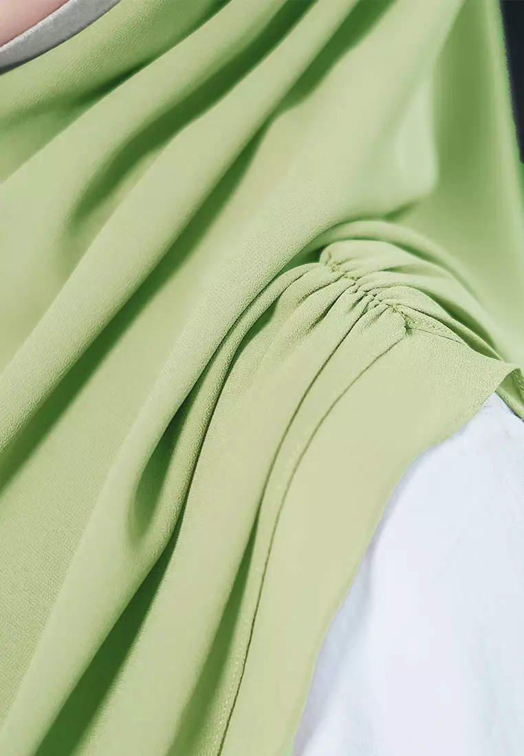 HIJAB INSTAN IRISH - OLIVE