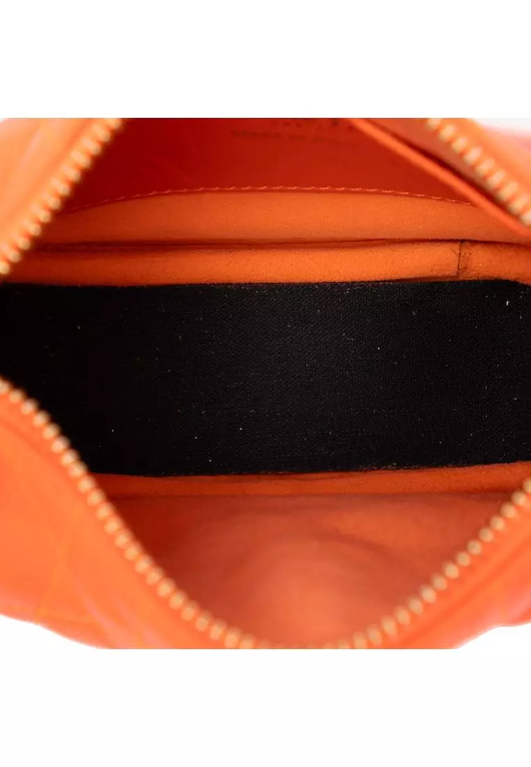 Pre-Loved Dior Micro Lambskin Cannage Dior Vibe Hobo