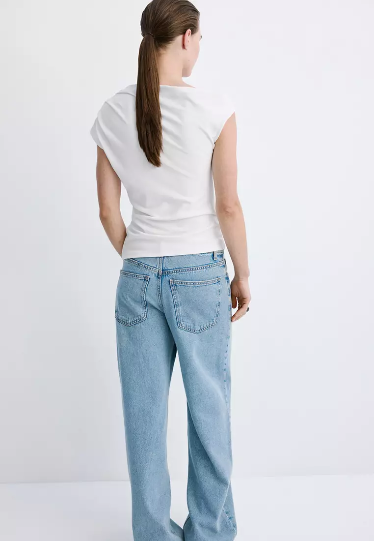 Asymmetric Ruched Top