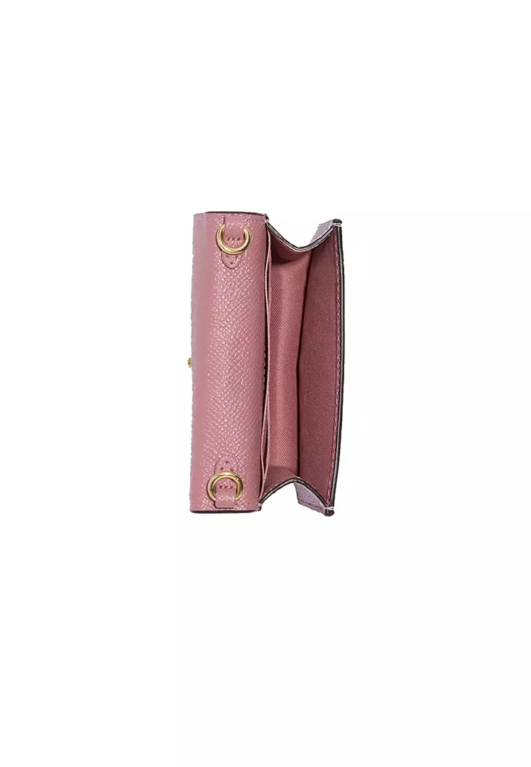 Coach Mini Wallet On A Chain Metallic Pink CE666 – LussoCitta