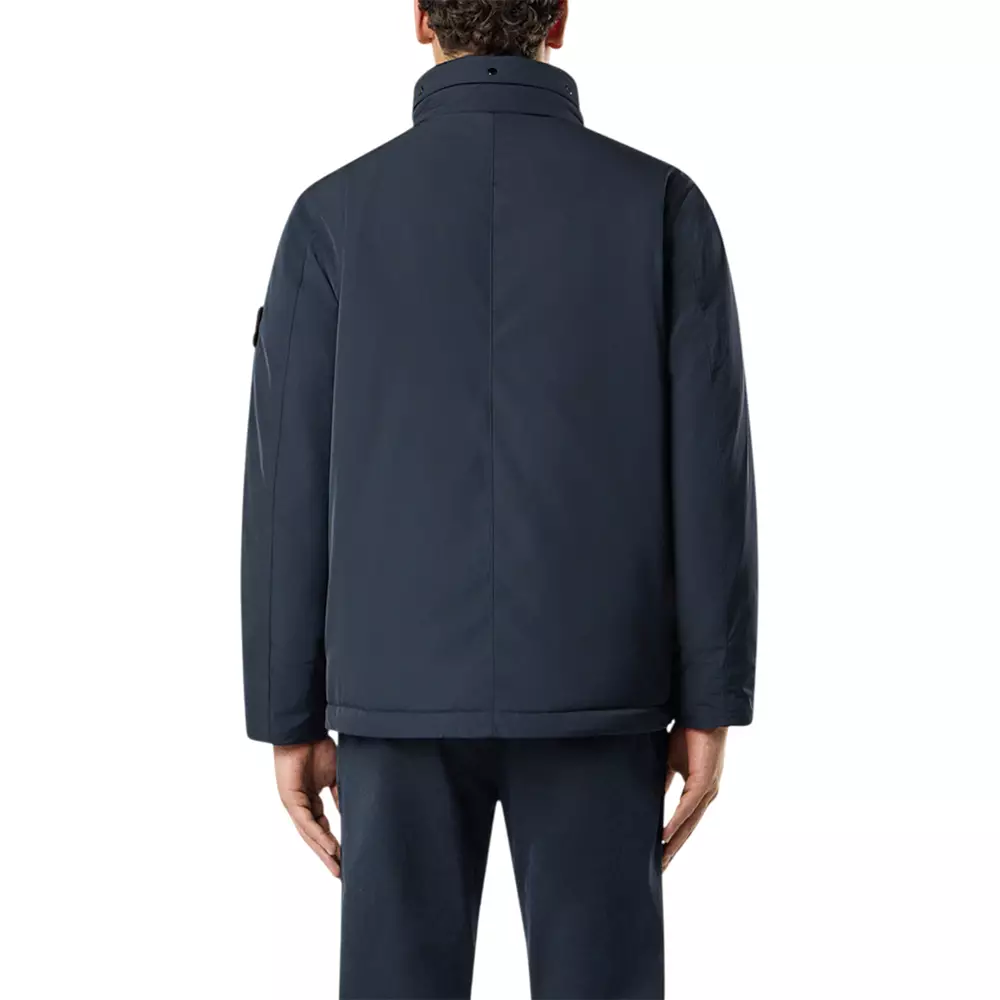 4100049 Micro Twill Padded Jacket Navy Blue