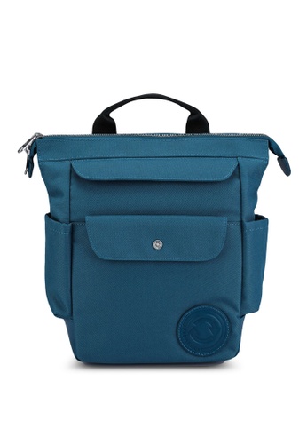 Fiorelli green and blue Waves Sustainable Small Backpack 4D7B0ACF950308GS_1