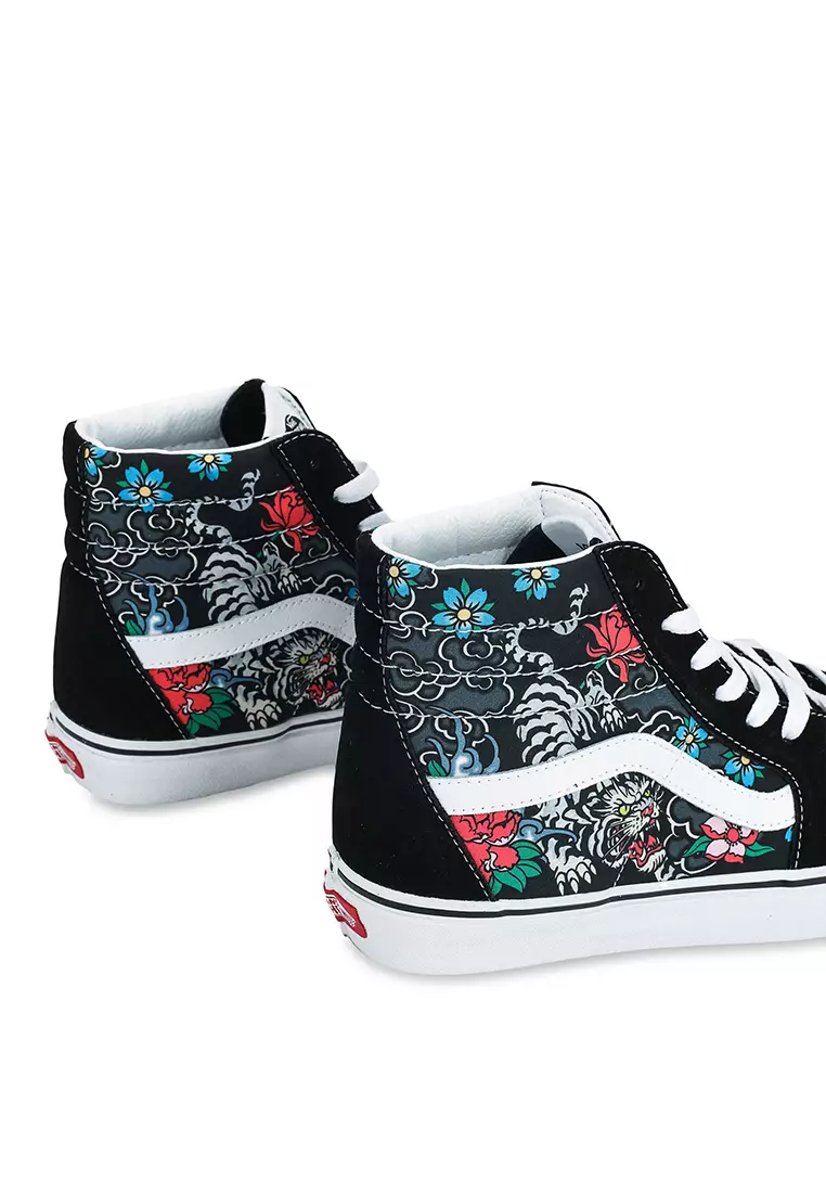 Low top floral vans top