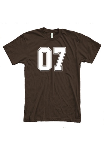 MRL Prints brown Number Shirt 07 T-Shirt Customized Jersey 77358AAC1CD5B0GS_1