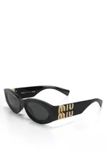 Frame Color: Black; Lens Color: Dark Grey