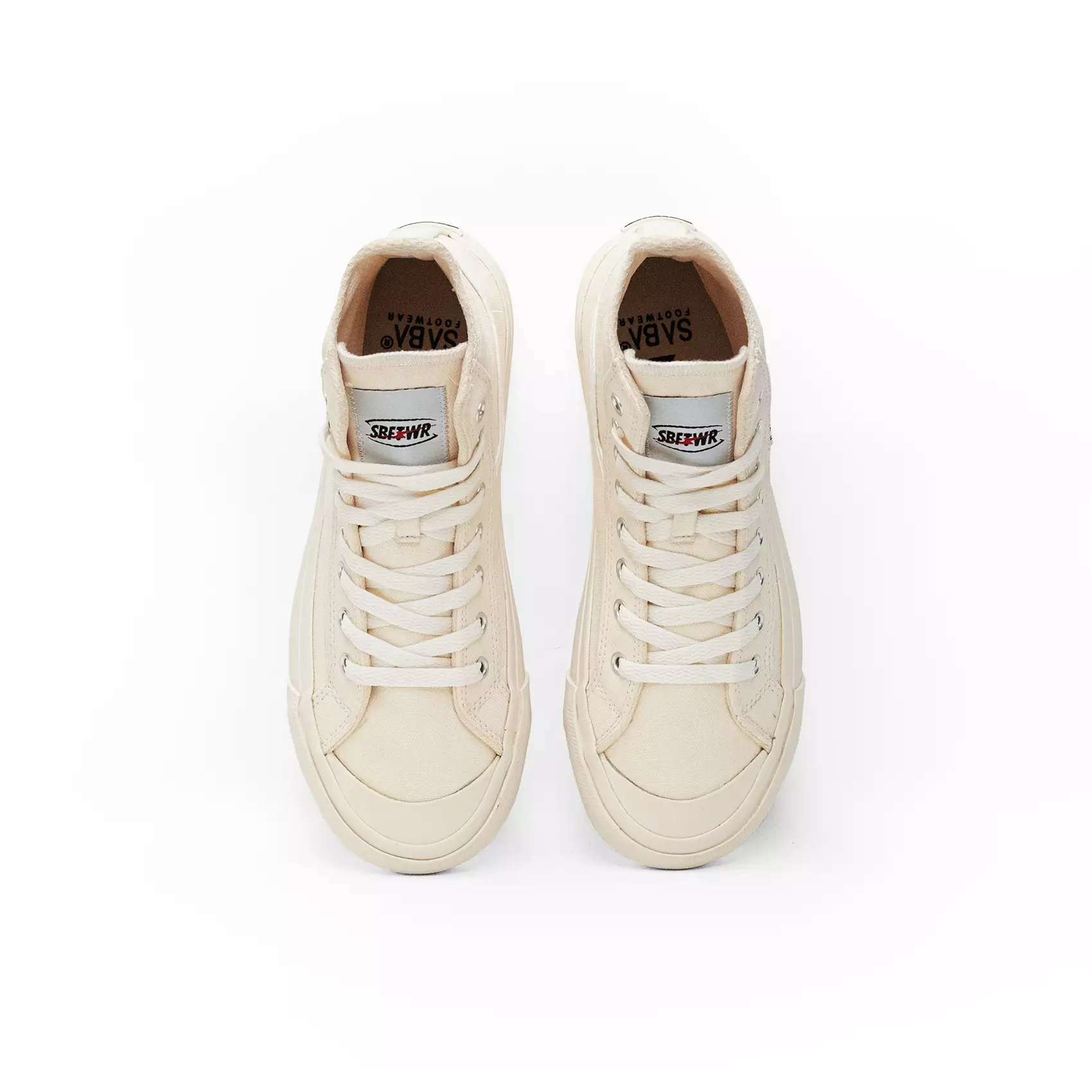 SABA Veloz High Krem - Sepatu Sneakers Casual Pria Wanita