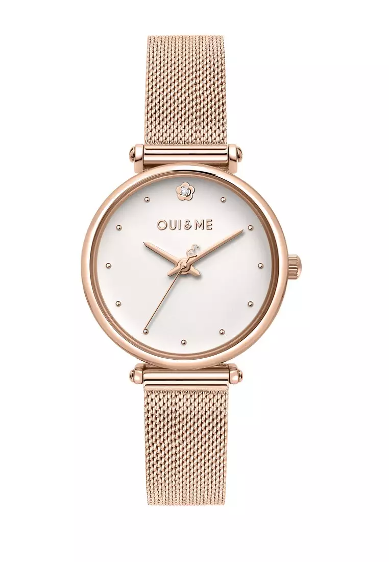 Quartz watch online women's rose gold