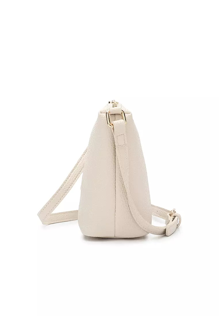 Women's Shoulder Sling Bag / Crossbody Bag - Beige
