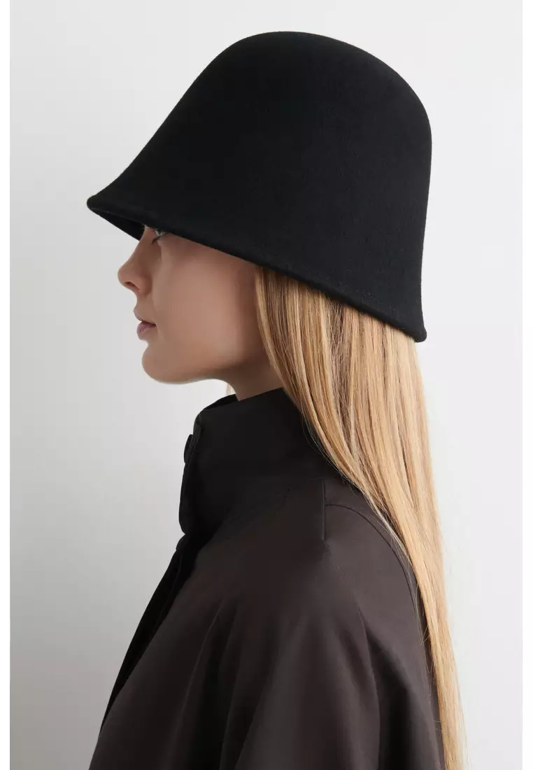Buy COS FELTED-WOOL BUCKET HAT 2026 Online | ZALORA