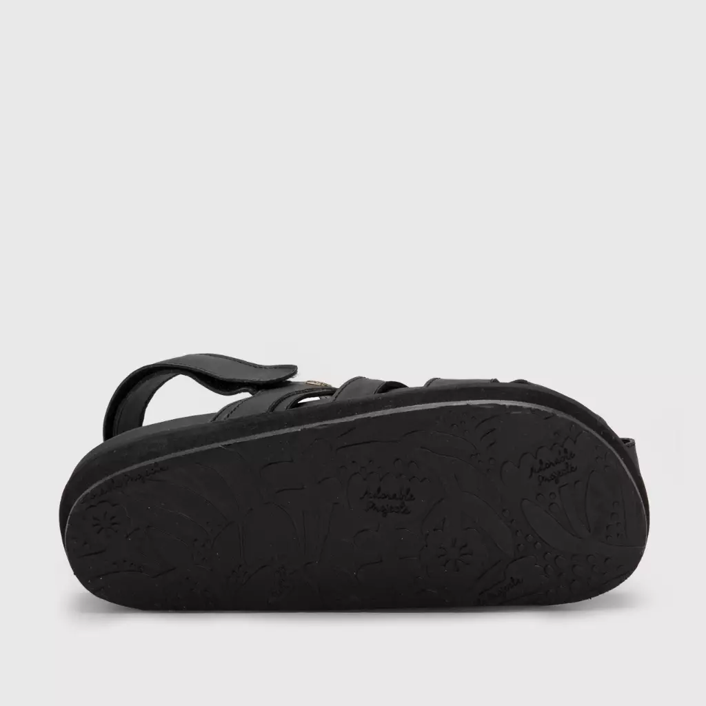 Bercka Sandals Genuine Leather Black