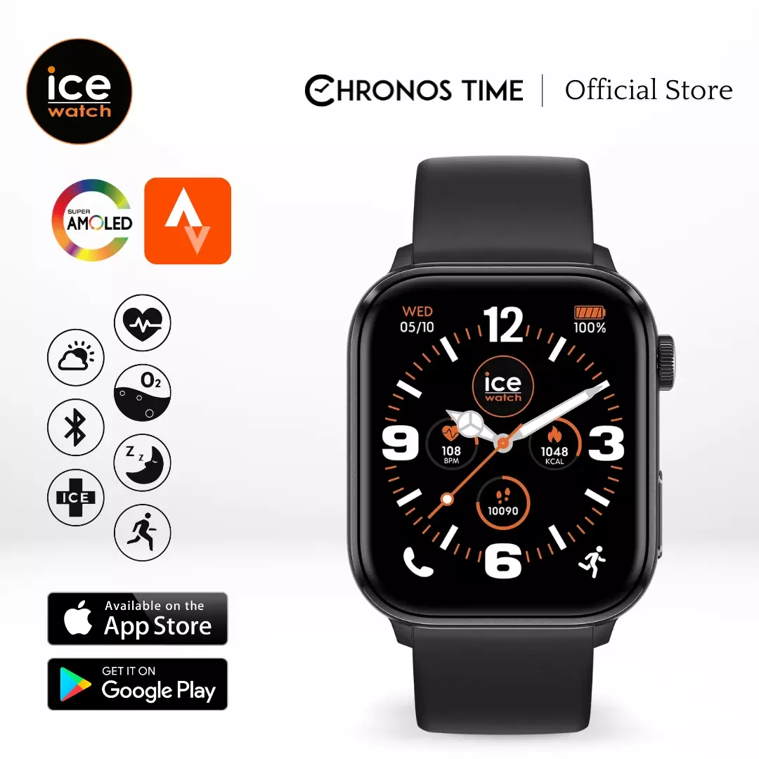 ICE Smart Watch 3.0 rectangular AMOLED 1.78 - Black 38x44mm [024299]