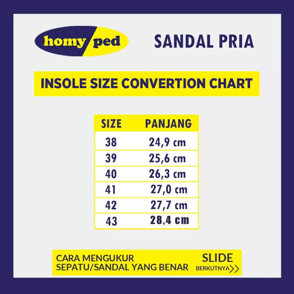 Homyped Rolan 02 Sandal Selop Pria