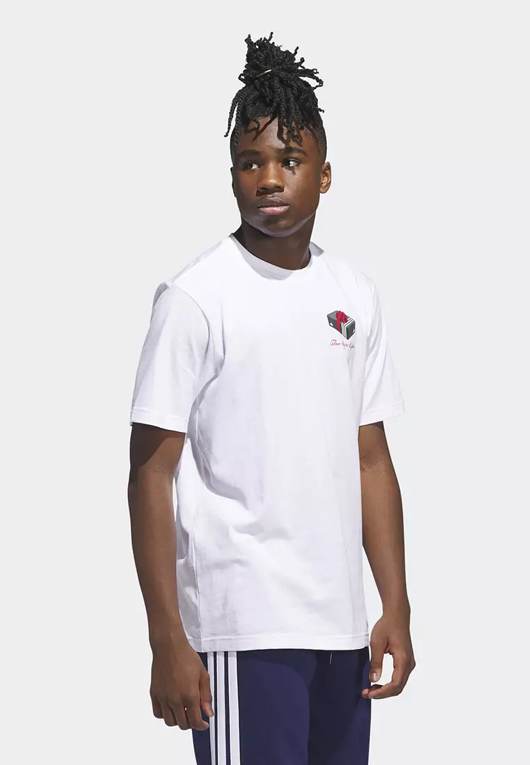 3-Stripes Lights Giftbox Graphic T-Shirt