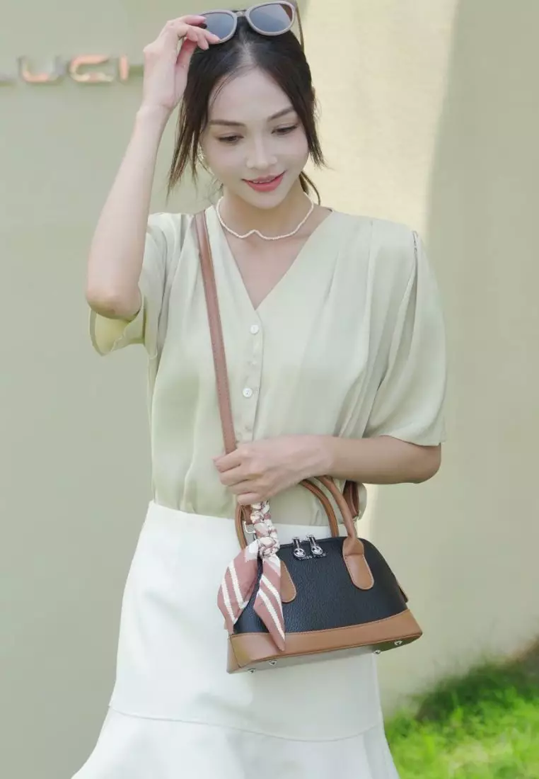 Women's Top Handle Bag / Sling Bag / Crossbody Bag / Shoulder Bag (手拿袋 / 斜孭袋 / 單肩包) - 黑色