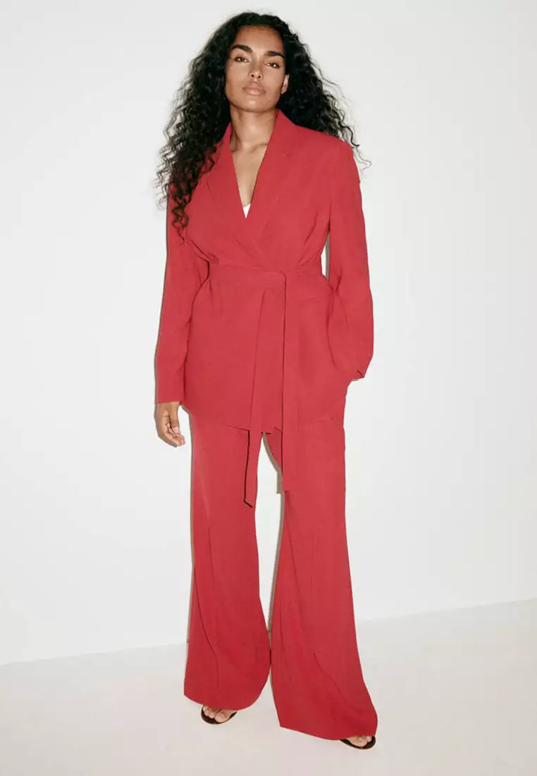 Belted Suit Blazer