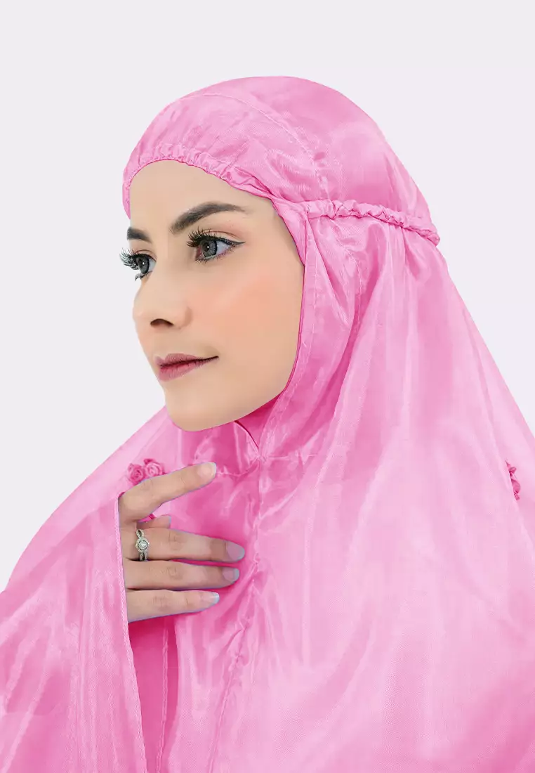 Cotton Bee - Mukena Traveling Syamma Sulam Pouch Mika Prayer Set