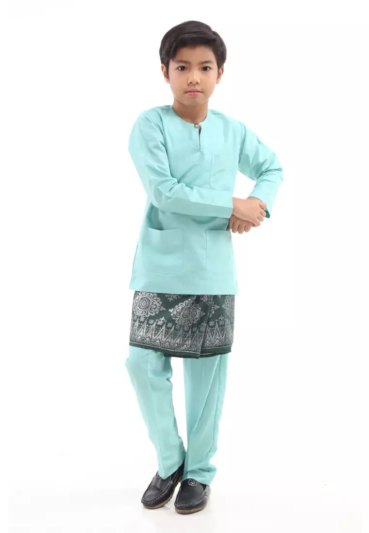 Baju Melayu Moden Teluk Belanga For Kids