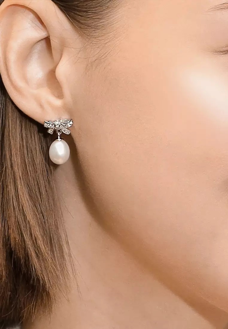Pearl earring clearance