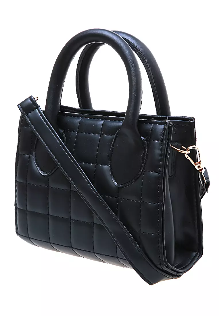 Vishi Tas Selempang Wanita Got One Rope Quality Premium - Black