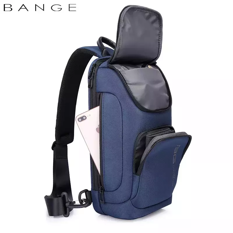 Bange BG7565 Tas Selempang Sling Bag Pria - BLUE