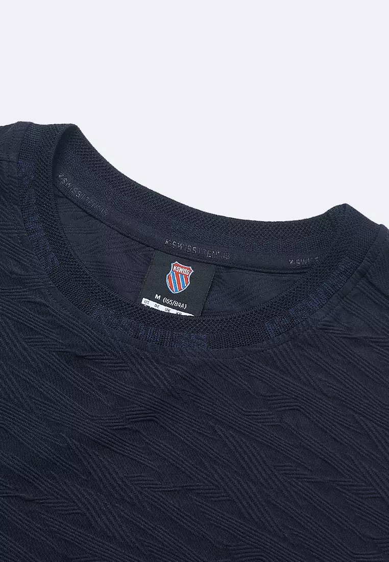 WOMEN'S K-SWISS LOGO PATTERNED LONG SLEEVES T-SHIRT