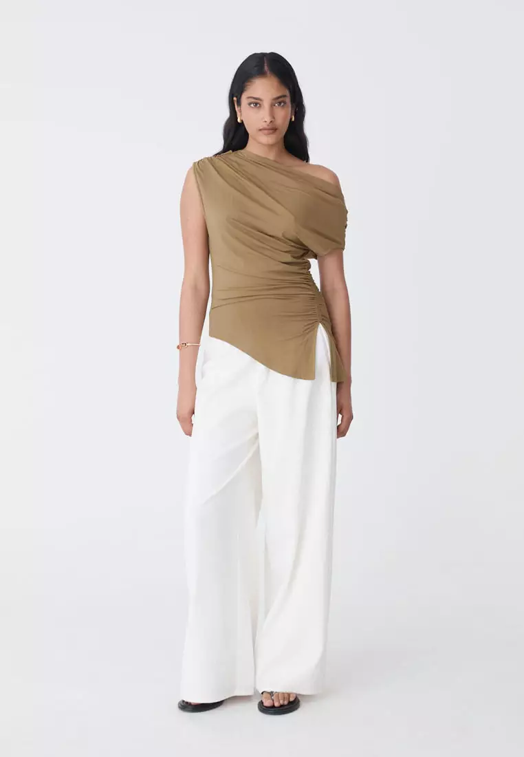 Keeley Bamboo Split Hem Top