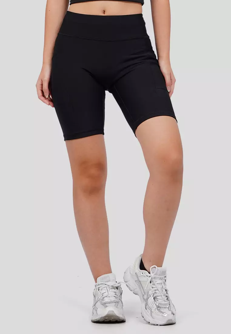 Side Pocket 9" Biker Shorts