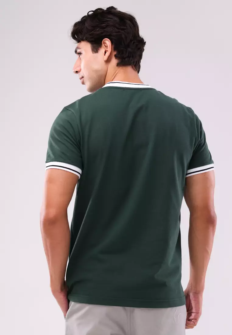 Round Neck Pique Short Sleeve